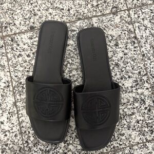 Stylish Black Slide Sandals
